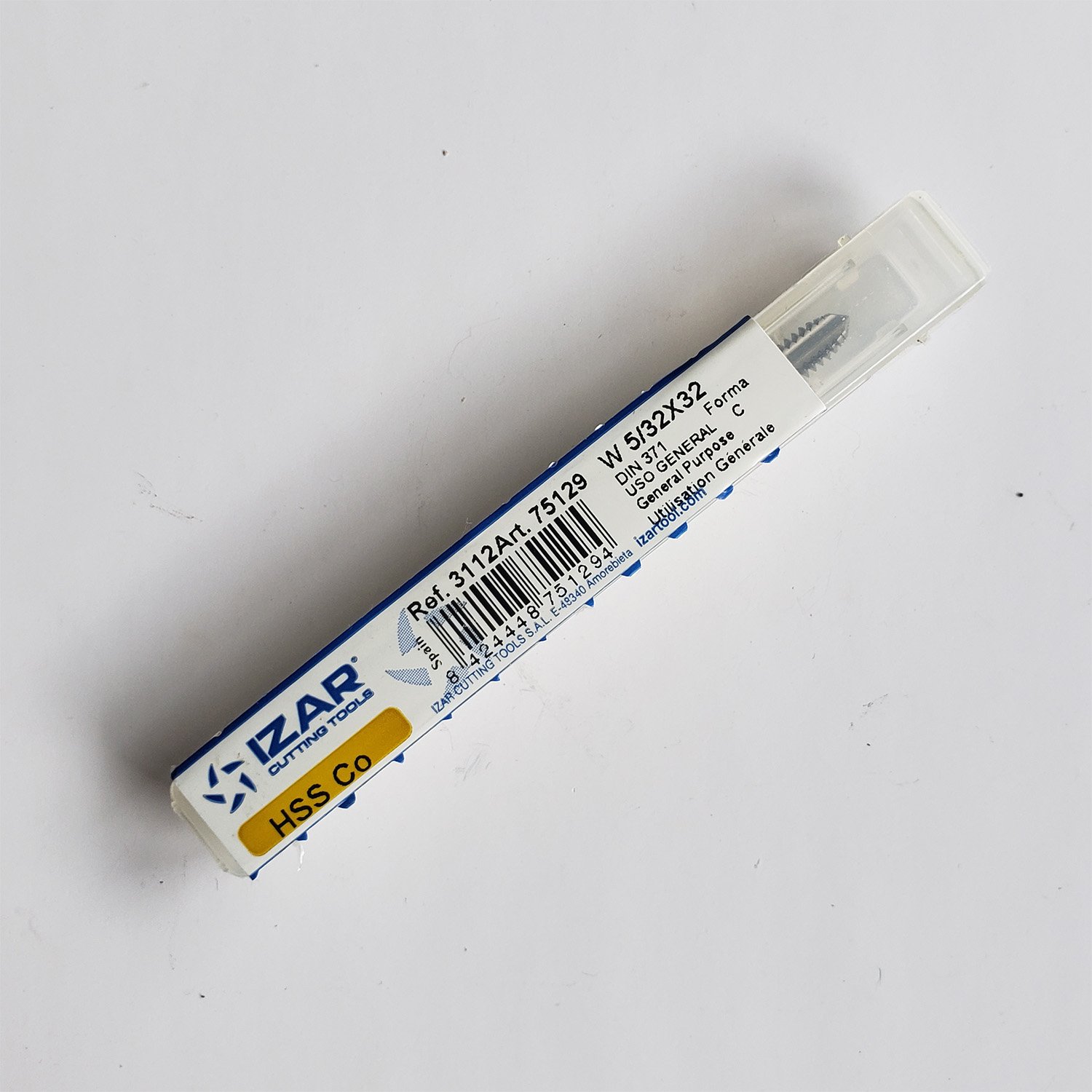 Macho 5/32 x 32 Recto Cobalto Mango Reforzado - Imagen 4